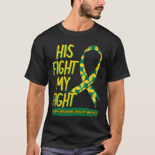 Zijn strijd is mijn strijd tegen het syndroom van t-shirt