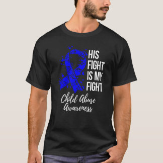 Zijn strijd is mijn strijd tegen kindermisbruik... t-shirt