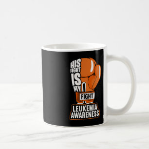 Zijn strijd is mijn strijd tegen leukemie koffiemok