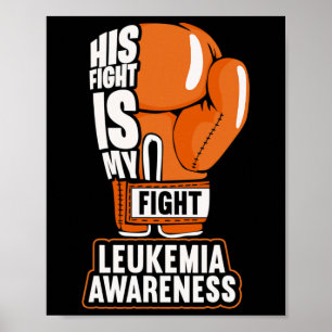 Zijn strijd is mijn strijd tegen leukemie poster