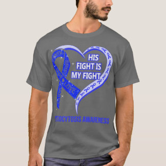 Zijn strijd is mijn strijd tegen lintstof heistioc t-shirt