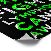 Zijn strijd is mijn strijd tegen lymfoom en bloedk poster (Hoek)