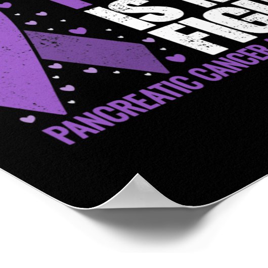 Zijn strijd is mijn strijd tegen pancreaskanker poster (Hoek)