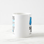 Zijn strijd is mijn strijd tegen prostaatkanker koffiemok (Center)