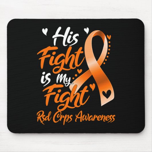 Zijn strijd is mijn strijd tegen RSD Crps Muismat (Voorkant)