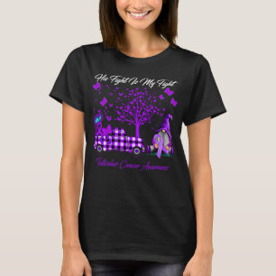 Zijn strijd is mijn strijd tegen Testicular Cancer T-shirt