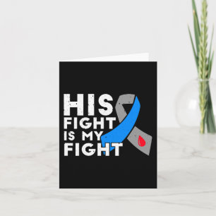 Zijn strijd is mijn strijd van type 1 diabetes kaart