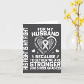 Zijn Strijd Is Mijn Strijd Voor Mijn Man - Longkan Kaart (Gele Bloem)