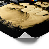 Zijn strijd is mijn vechtend autisme bewustzijn en poster (Hoek)