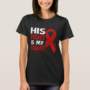 Zijn strijd is mijn vuurwapen t-shirt