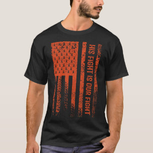 Zijn strijd is ons gevecht tegen RSD CRPS bewustzi T-shirt