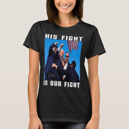 Zijn strijd is onze strijd t-shirt (Voorkant)