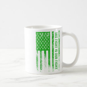 Zijn strijd is onze strijd tegen geestelijke gezon koffiemok