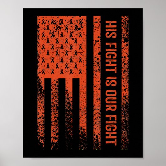 Zijn strijd is onze strijd tegen leukemie 8 poster (Voorkant)