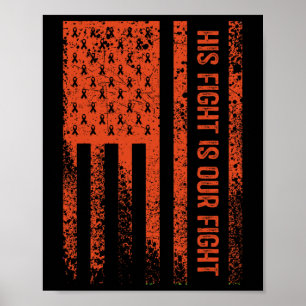 Zijn strijd is onze strijd tegen leukemie poster