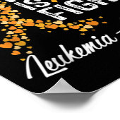 Zijn strijd is onze strijd tegen leukemie poster (Hoek)