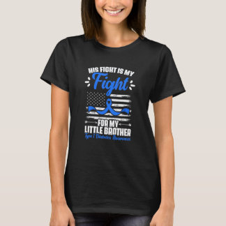 Zijn Strijd Mijn Strijd Diabetes Diabetici Diabete T-shirt