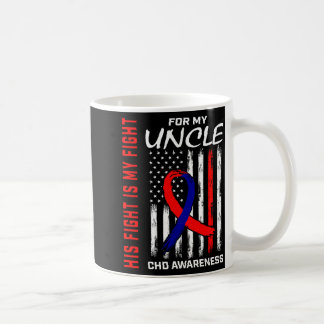 Zijn Strijd Oom Chd Bewustzijn Amerikaanse Vlag Gr Koffiemok