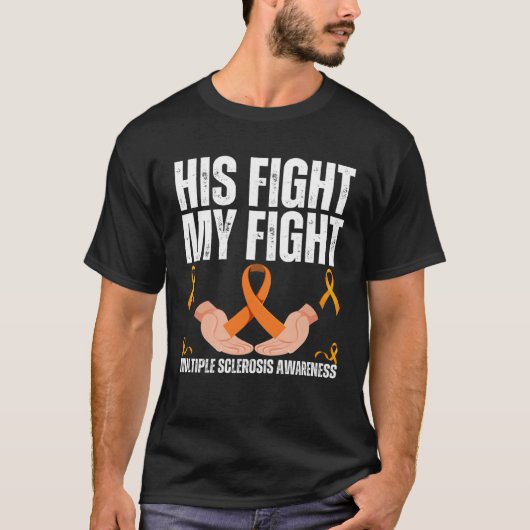 Zijn strijd tegen MS Warrior T-shirt (Voorkant)