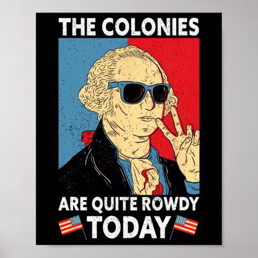 Zijn tamelijk rumoerige Onafhankelijkheidsdag Grap Poster (Voorkant)
