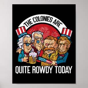 Zijn tamelijk rumoerige Onafhankelijkheidsdag Grap Poster