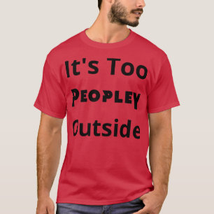Zijn Te Peopley buiten T-shirt
