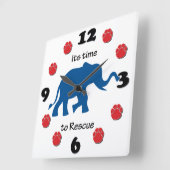 Zijn Tijd om Olephans te redden Vierkante Klok (Hoek)