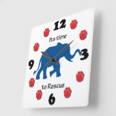 Zijn Tijd om Olephans te redden Vierkante Klok (Hoek)