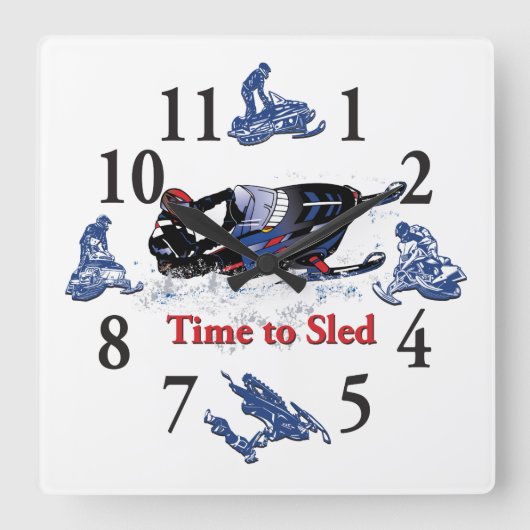 Zijn tijd om Snowmobile klok te draaien (Voorkant)