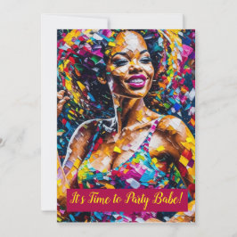 Zijn tijd om te feesten Babe - Uitnodiging