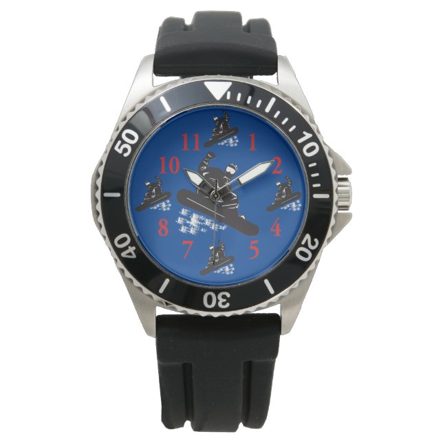 Zijn tijd om te misleiden - Snowmobile Horloge (Voorkant)