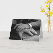 Zijn trouwringen en de zijne kaart (Gele Bloem)