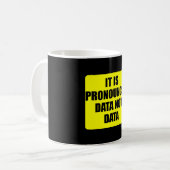  Zijn uitgesproken gegevens niet - gegevens - Funn Koffiemok (Voorkant links)
