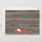 zijn uitnodiging voor eerste dag of voor de eerste (Achterkant)