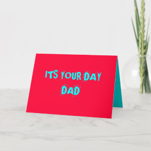 "ZIJN UW DAD van de DAG" > de Dag van Vaders Kaart