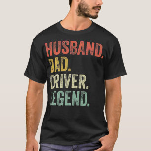 Zijn vader chauffeur grappig rijden vrachtwagen  t-shirt