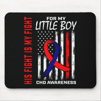 Zijn vechtende zoontje Chd Awareness American Fl Muismat