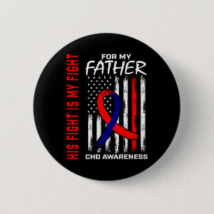 Zijn vechtvader papa had bewustzijn van de Amerika Ronde Button 5,7 Cm