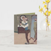 Zijn verjaardag Humor komische kalende kale  Kaart (Gele Bloem)