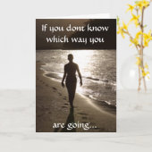 Zijn voetstappen Wenskaart Kaart (Gele Bloem)