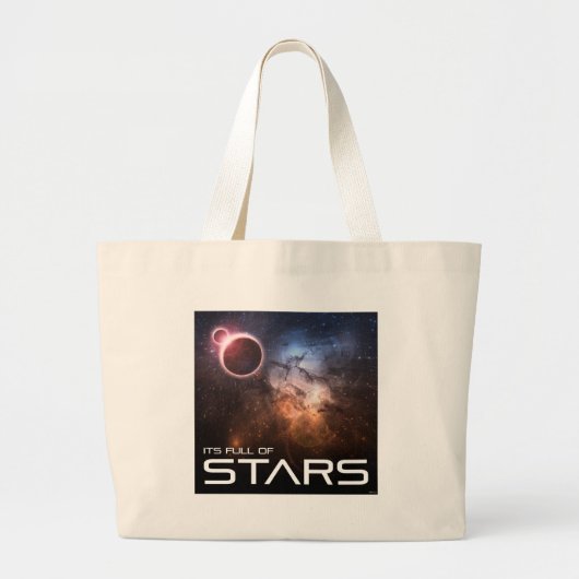 Zijn vol sterren grote tote bag (Voorkant)