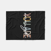 zijn voldoende bewustzijn van geestelijke gezondhe fleece deken (Voorkant (Horizontaal))