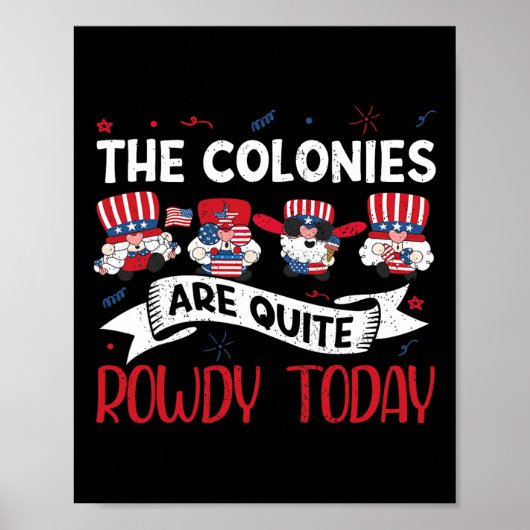 Zijn vrij bruisende onafhankelijkheidsdag grappig poster (Voorkant)