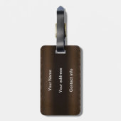 Zijn we er al? bagagelabel (Achterkant verticaal)