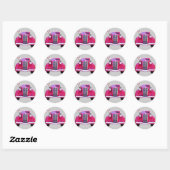 Zijn we er al? ronde sticker (Vel)