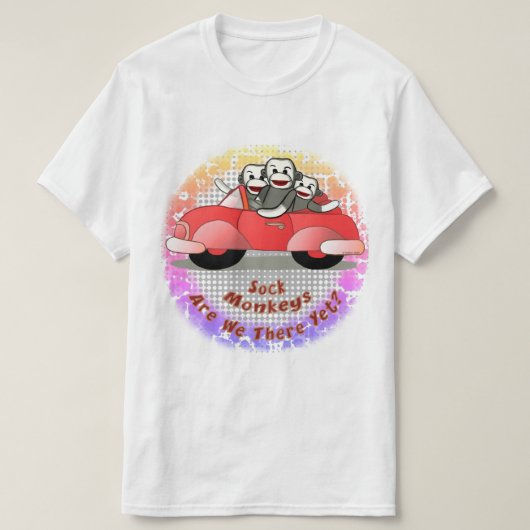 Zijn we er al Sock Monkey t-shirt (Design voorkant)