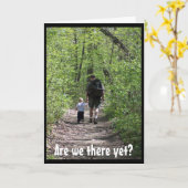 Zijn we er al? (Vaderdag) Kaart (Gele Bloem)