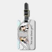 Zijn we er nog? Bagage label (Voorkant verticaal)