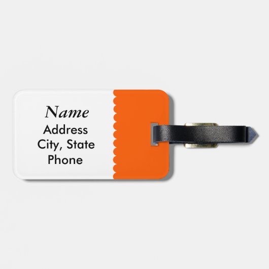 Zijn we er nog? Bagage label (Achterkant horizontaal)