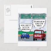 Zijn we er nog? briefkaart (Voorkant / Achterkant)